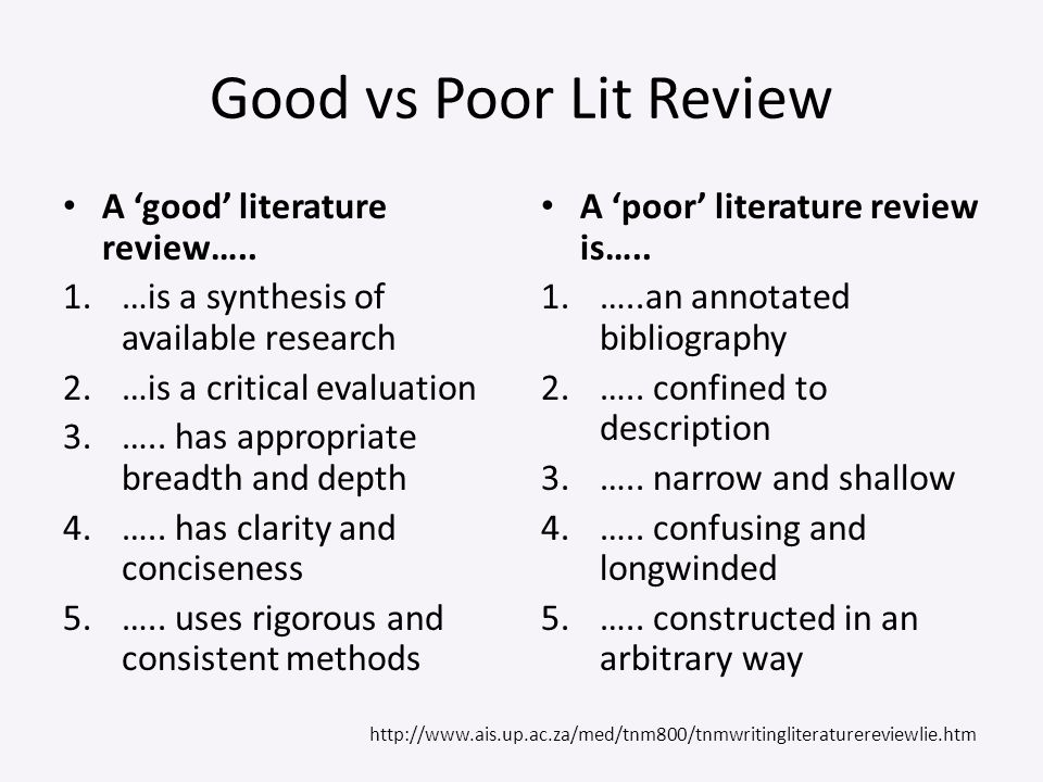 Organizing Your Social Sciences Research Paper: The Literature Review
